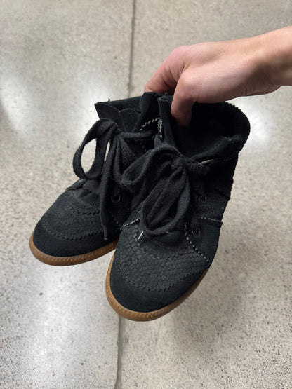 Isabel Marant ‘Bobby’ Black/Gum Sole Wedge Sneakers