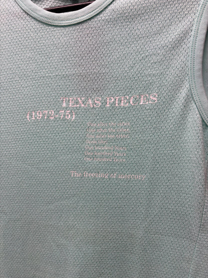 SS2005 Raf Simons ‘History of My World’ Mint Mesh Tank Top