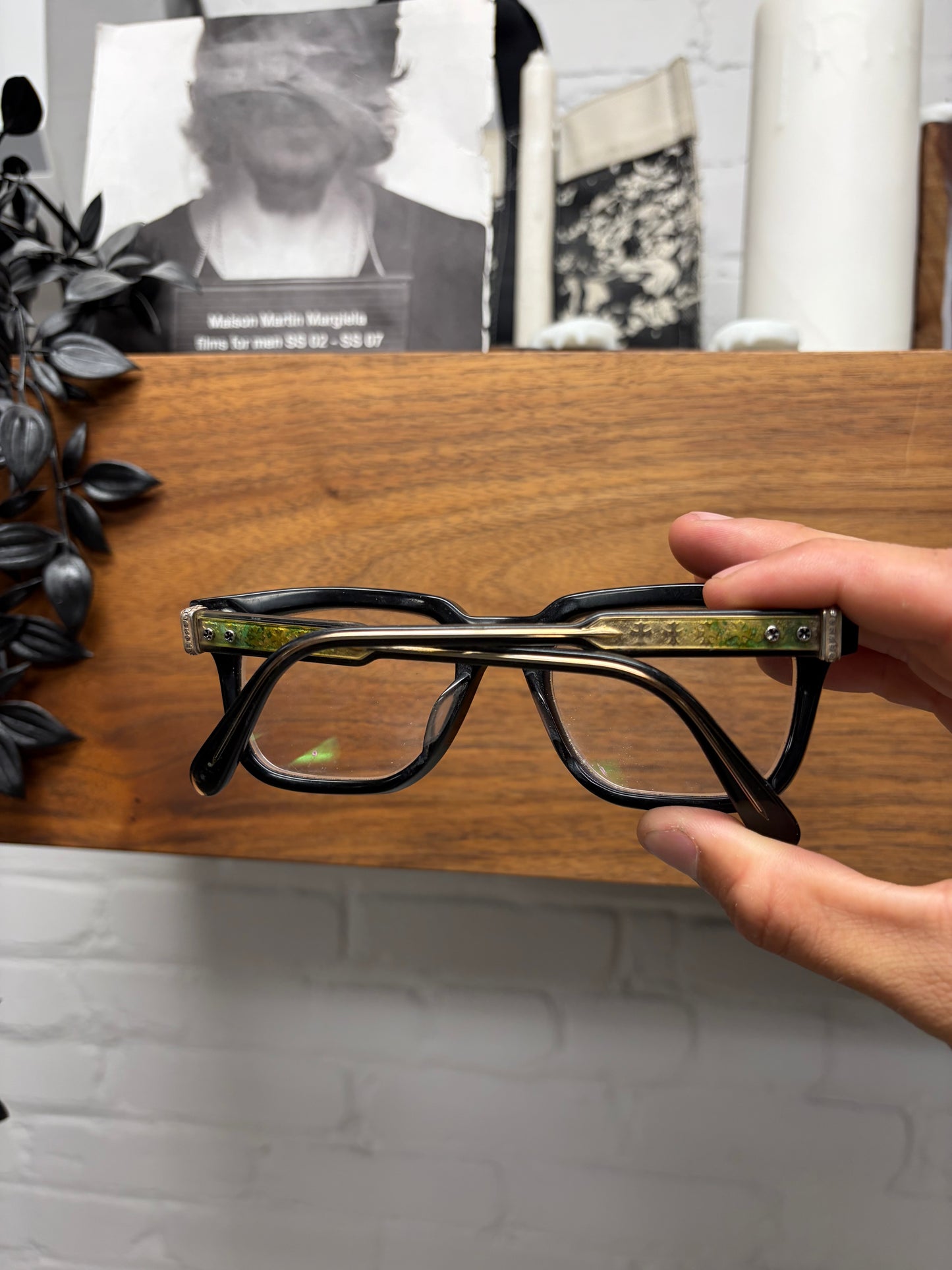 Chrome Hearts ‘Ambidixtrous’ Square Frame Prescription Glasses