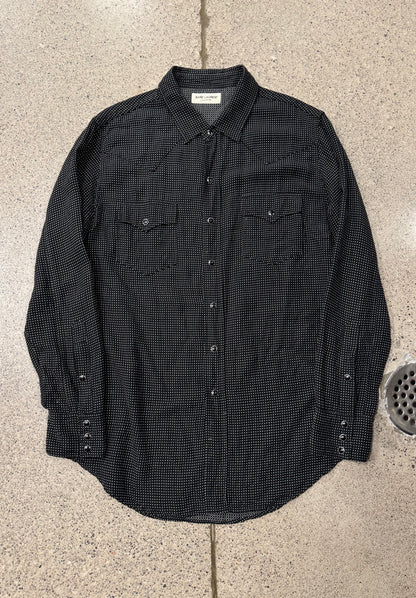 2018 Saint Laurent ‘Button Snap’ Western Shirt
