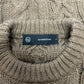 Undercover x GU Brown Cable Knit Sweater