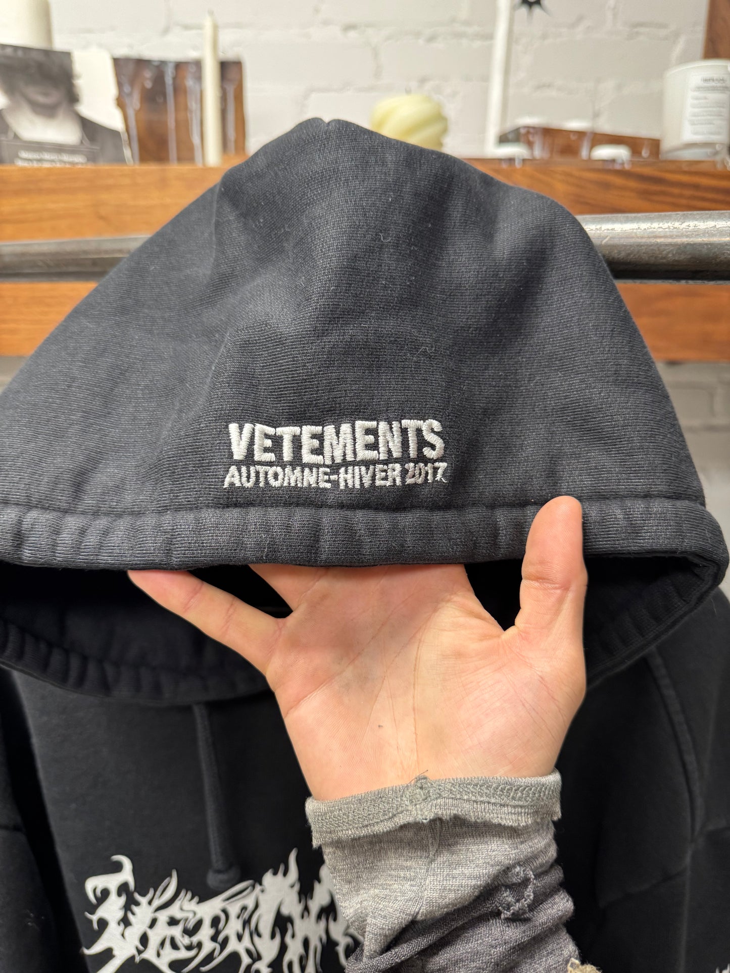 AW2017 Vetements ‘Total Fucking Darkness’ Hoodie