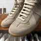 Maison Margiela ‘G.A.T.’ Light Brown Suede/Leather High Top Sneakers