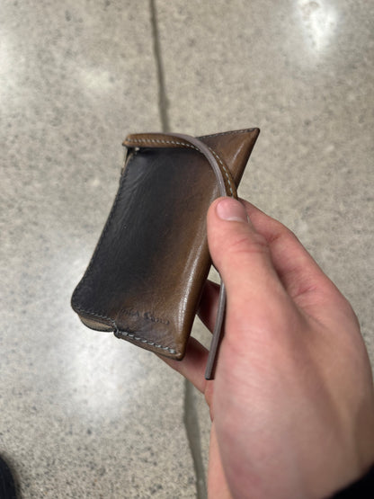 Rick Owens Brown Patina Leather Wallet