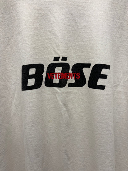 SS2020 Vetements x Bose Embroidered Logo Oversized T-Shirt