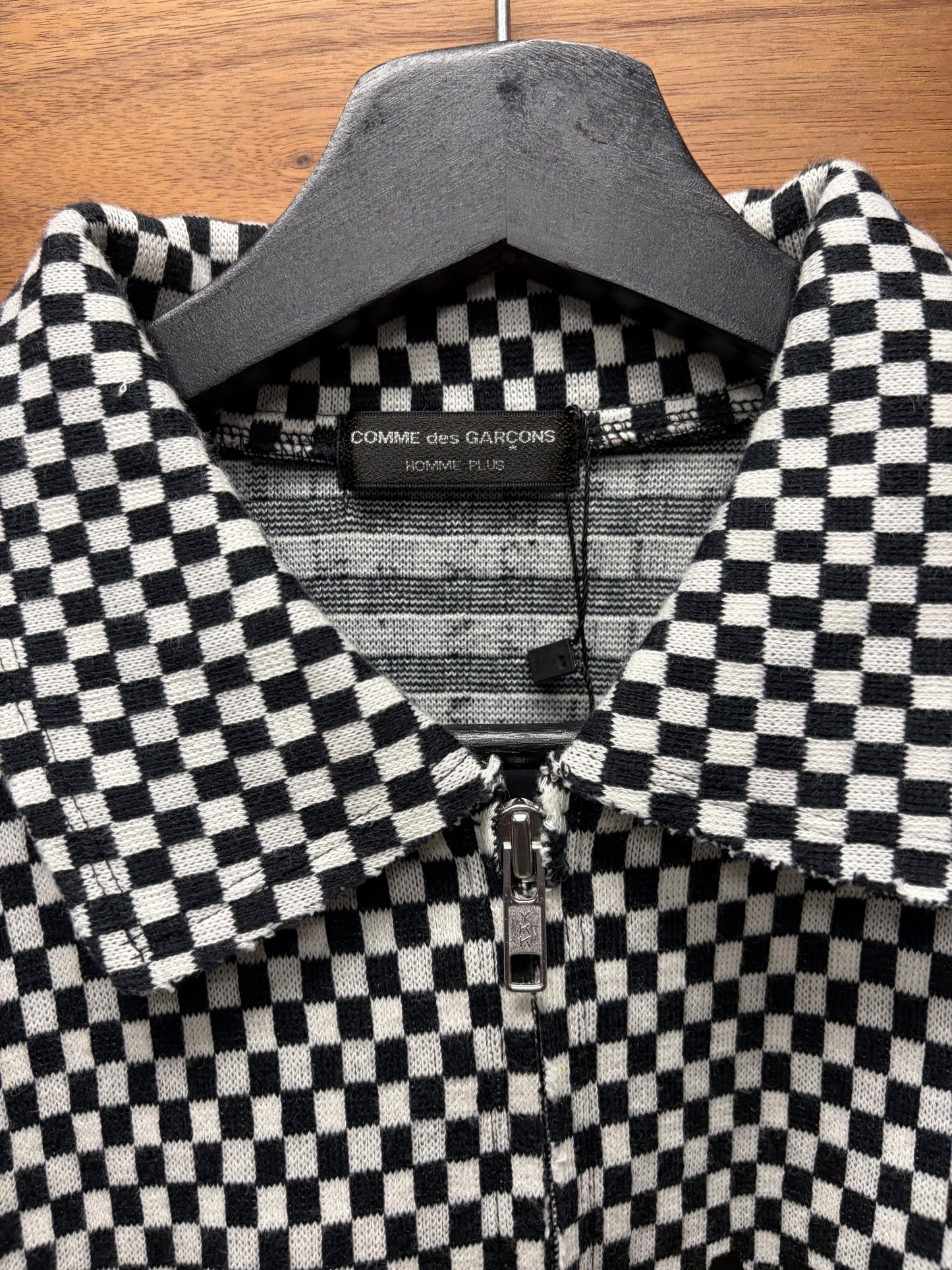 AW2002 Comme Des Garçons Homme Plus ‘Checkerboard Logo’ Work Jacket