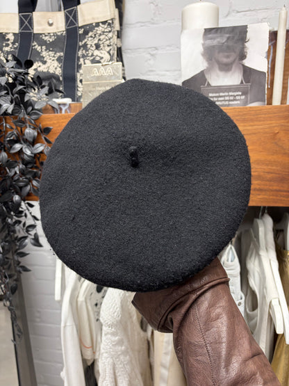 SS2022 Maison Margiela Black Wool Beret