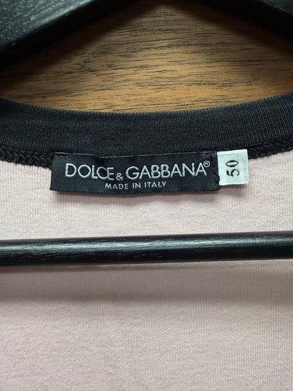 2000s Dolce & Gabbana ‘Football’ Embroidered Logo Tank Top