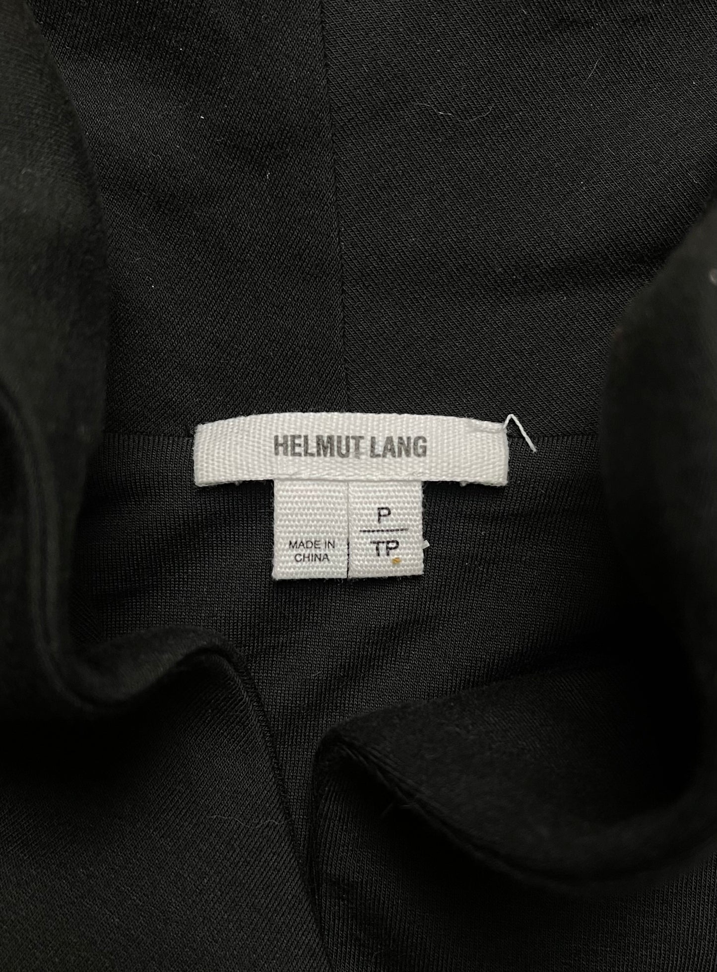 Helmut Lang Asymetric High Neck Mollino Zip Sweater