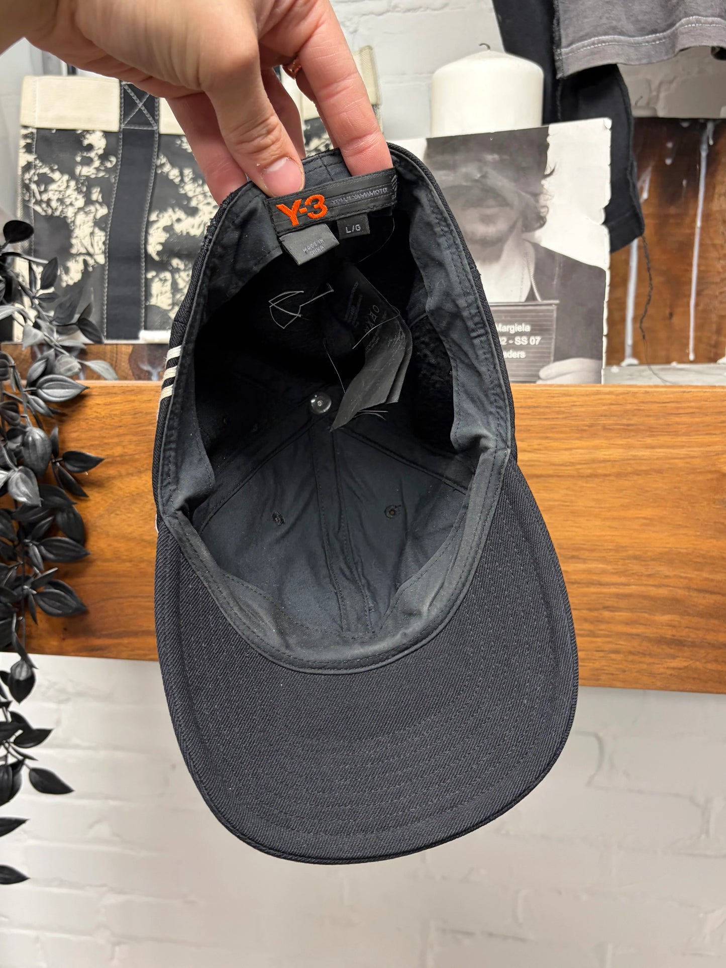 Y-3 by Yohji Yamamoto Stripe Logo Baseball Cap
