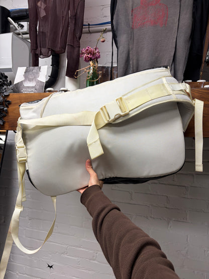 AW2007 Undercover x Visvim ‘E-Cat 23L’ Ballistic Black Deerskin Leather Jumbo Messenger Bag