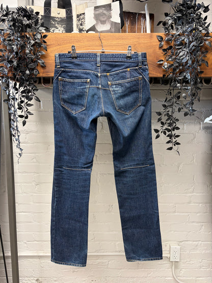 Number (N)ine Darted Blue Skinny Jeans