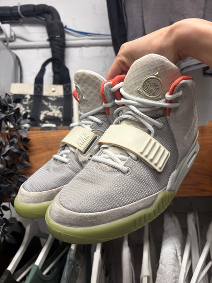 2012 Nike Air Yeezy 2 ‘NRG’ Pure Platinum High Top Sneakers