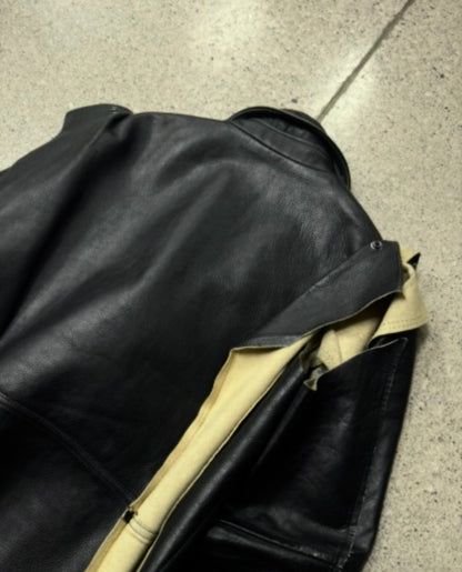 AW2012 Maison Margiela x H&M ‘Unfinished’ Leather Jacket