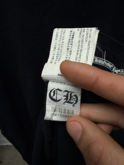 Chrome Hearts ‘Fleur Monogram’ Subtle Back Graphic Black T-Shirt