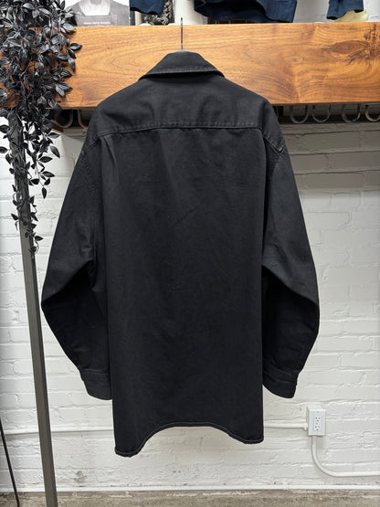 SS2019 Raf Simons x Robert Mapplethorpe Silver RS Patch Oversized Denim Shirt