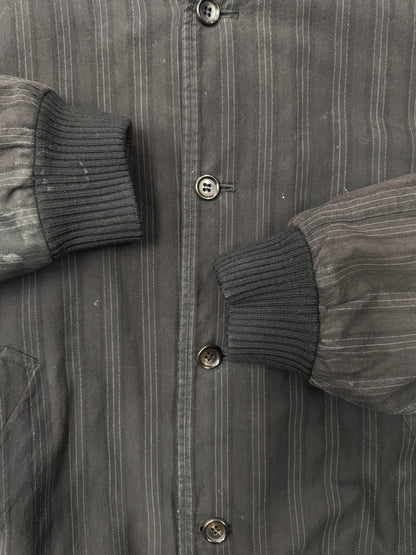 AW1989 Comme Des Garçons Striped Cotton Bomber Jacket