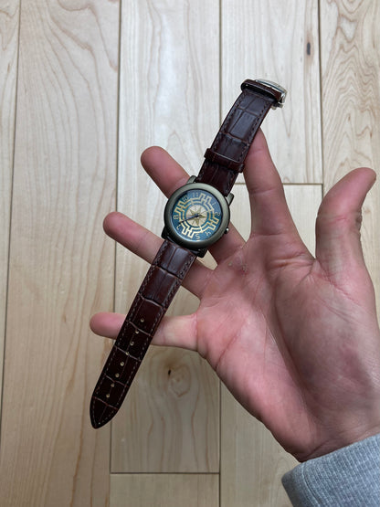 90s Jean Paul Gaultier Leather Band Watch