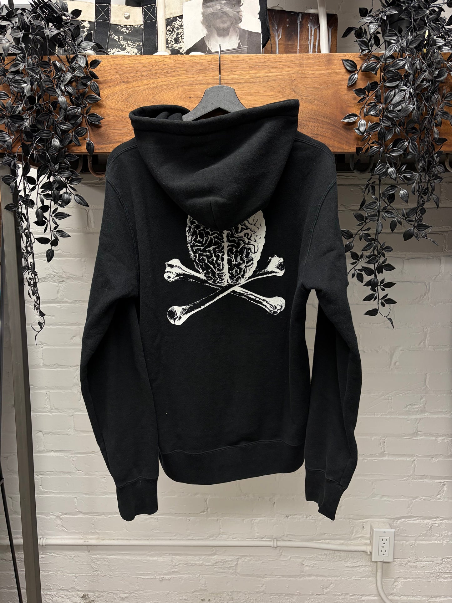 Undercover ‘Brain Skull’ Black Graphic Pullover Hoodie