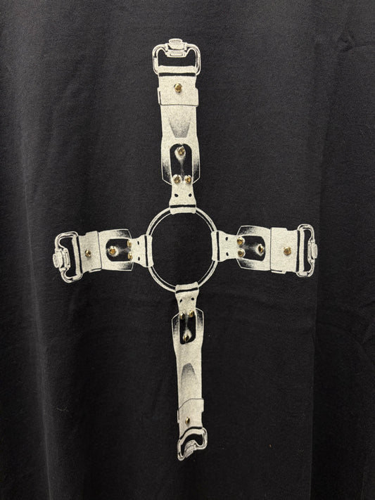 2011 Givenchy by Ricardo Tisci ‘Keyring’ Cross Black Graphic T-Shirt