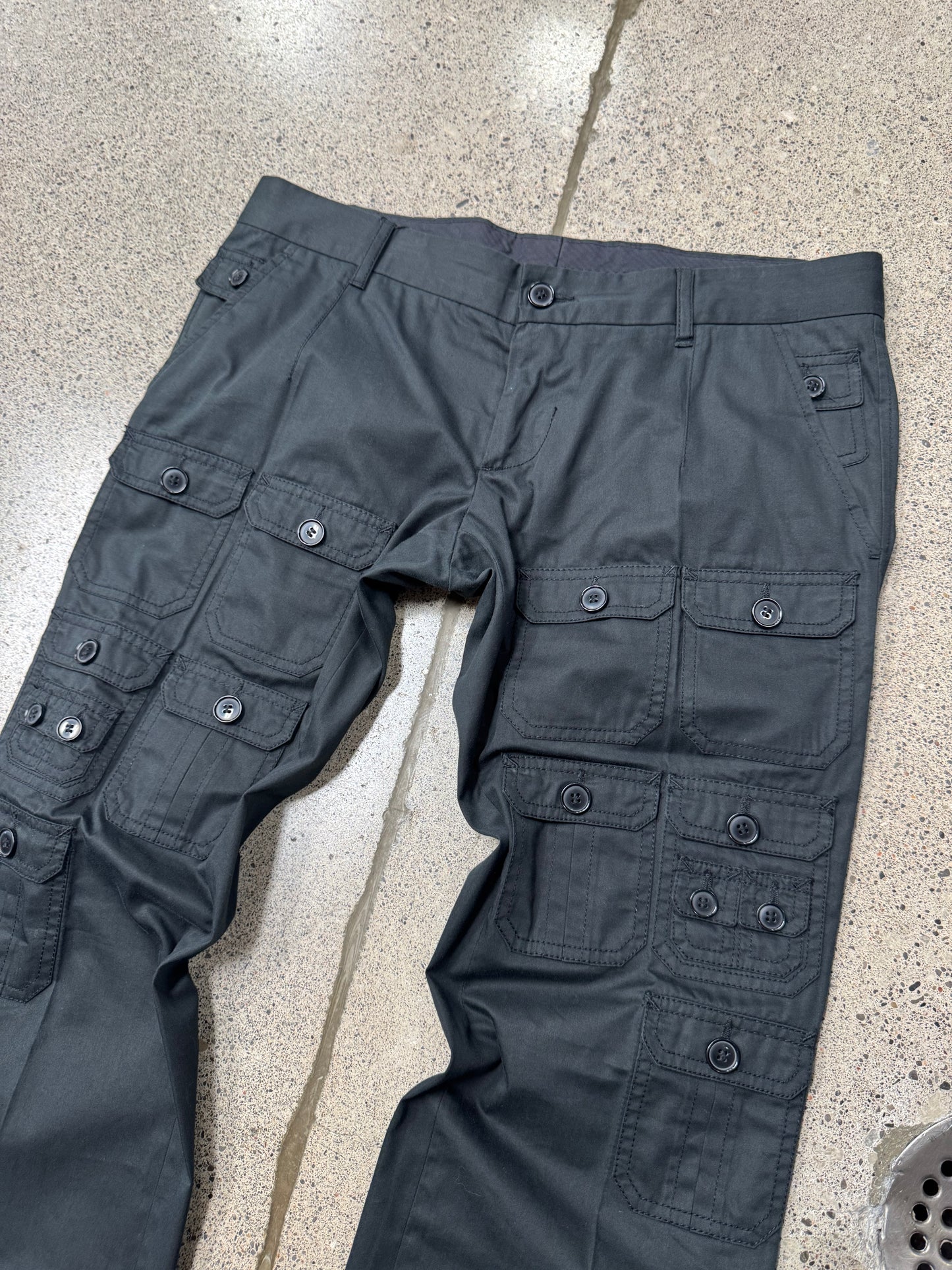 SS2007 Dolce & Gabbana Mainline Multi-Pocket Cargo Trousers