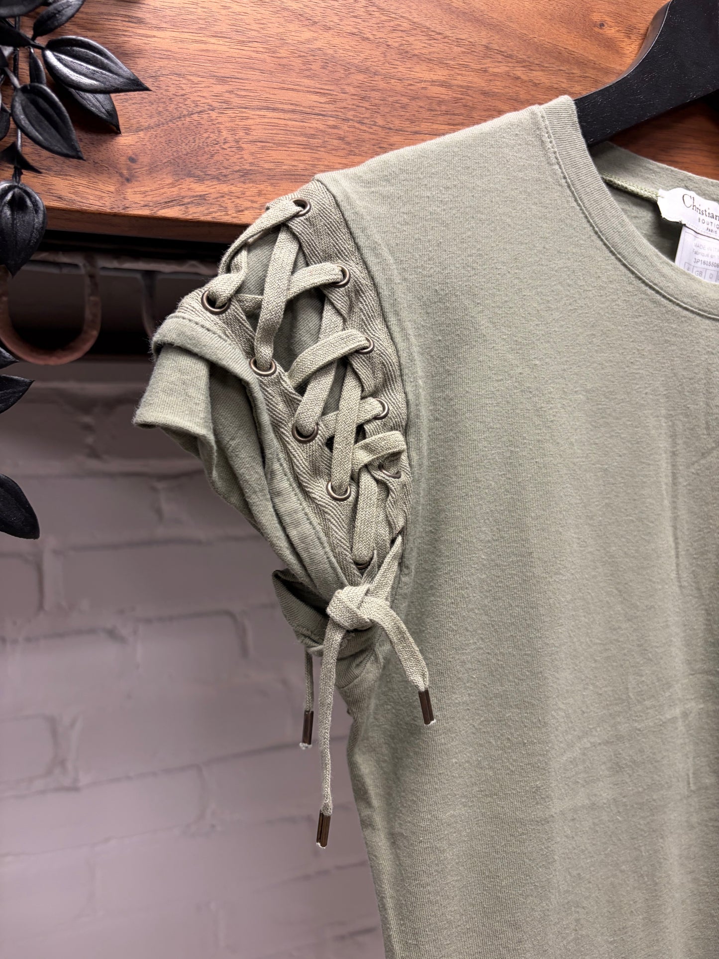 SS2003 Dior by John Galliano Runway Corset Bondage Cargo Top