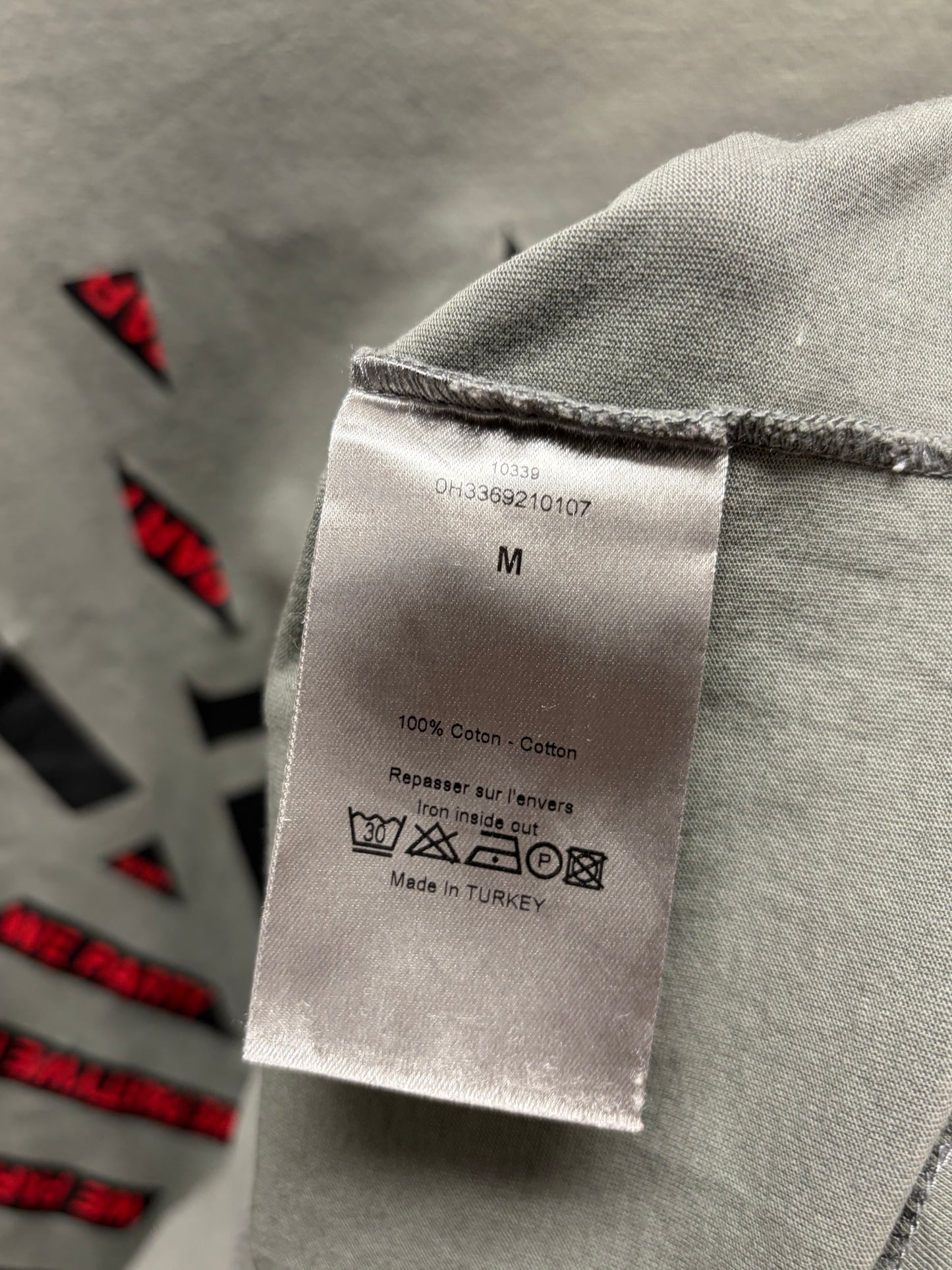 AW2010 Dior Homme ‘Party All Night’ Slogan T-Shirt