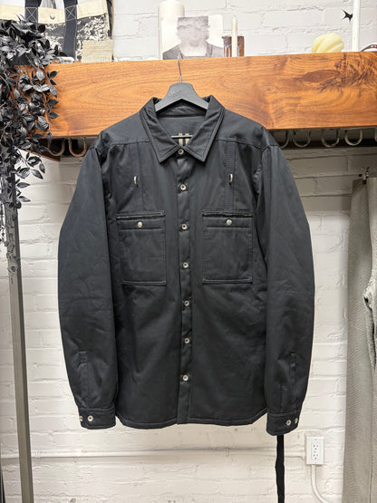 Rick Owens Padded Black ‘D-Ring’ XL Worker Jacket