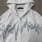 SS2006 Undercover ‘Klaus’ Soundwaves Zip Up Hoodie
