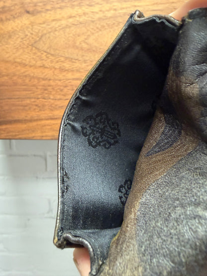 Chrome Hearts Camouflage Leather Top Flap Cardholder Wallet