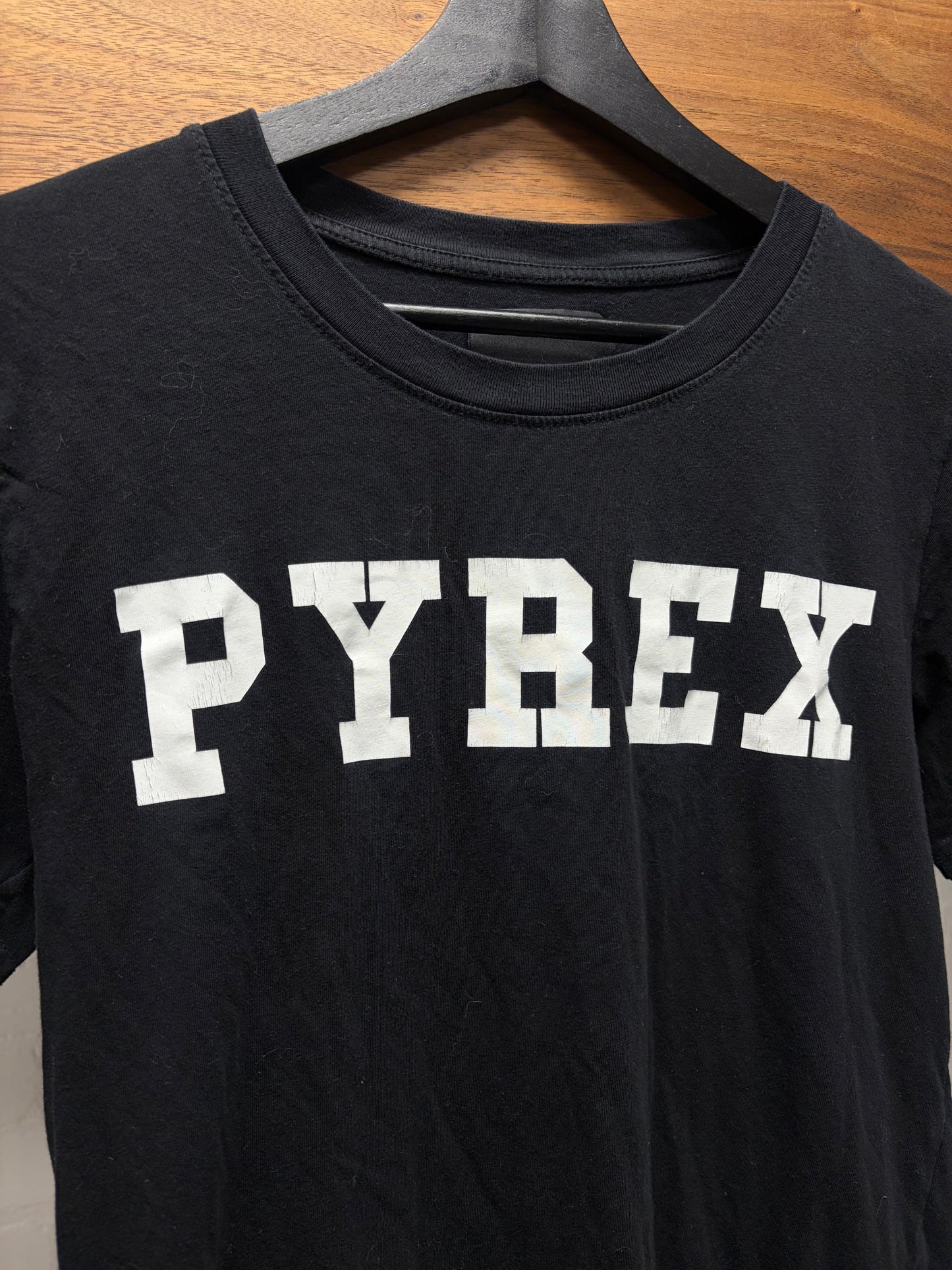 Pyrex Classic Black Chest Logo T-Shirt