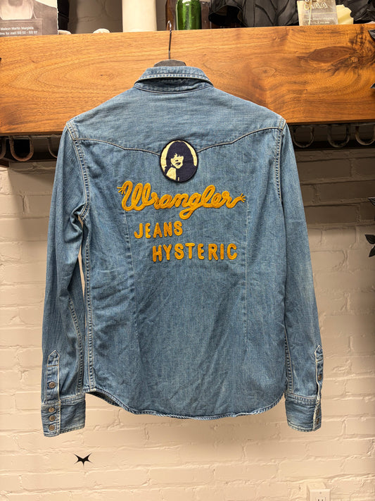 2000s Hysteric Glamour x Wrangler ‘Chain Stitched’ Denim Button Up Shirt