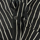 Haider Ackermann Black/White Striped Wool Cardigan