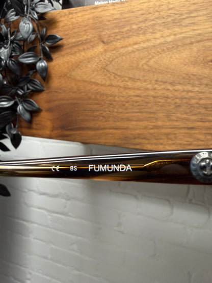 Chrome Hearts ‘Humunda’ Brown Tortoiseshell/ .925 Silver ‘Fleur de Lis’ Rounded Cat Eye Glasses