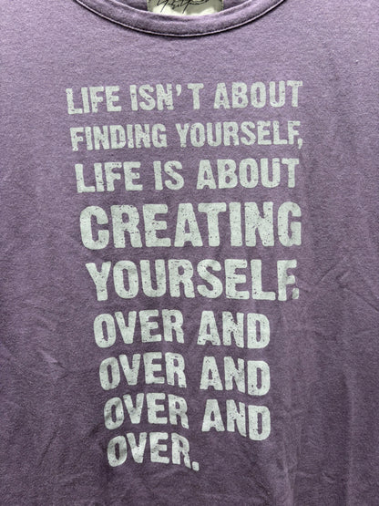 Yohji Yamamoto ‘Recreating Yourself’ Transcendence Slogan T-Shirt