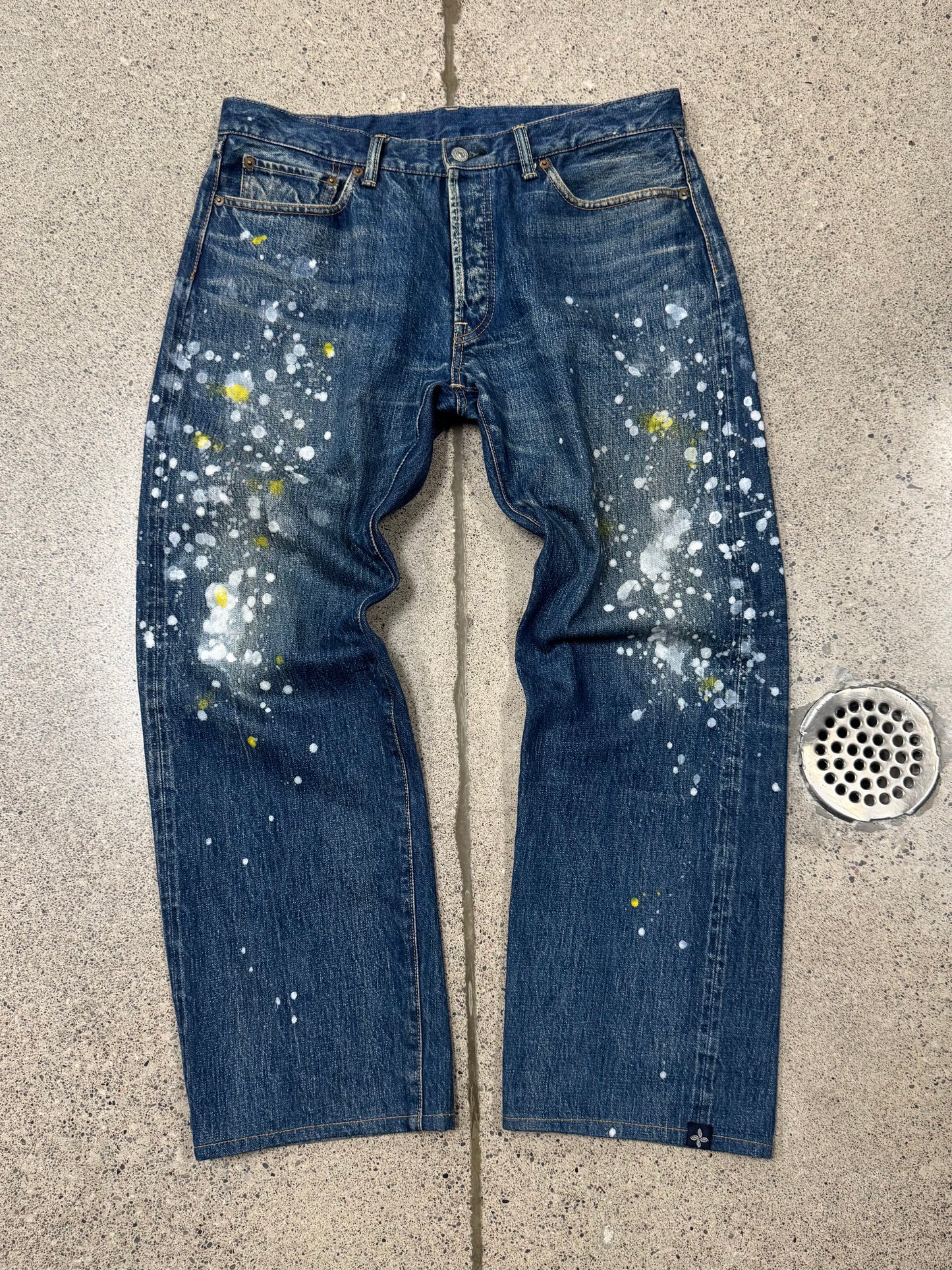 Yohji Yamamoto Y’s x Spotted Horse Japanese Selvedge Paint Splatter Denim
