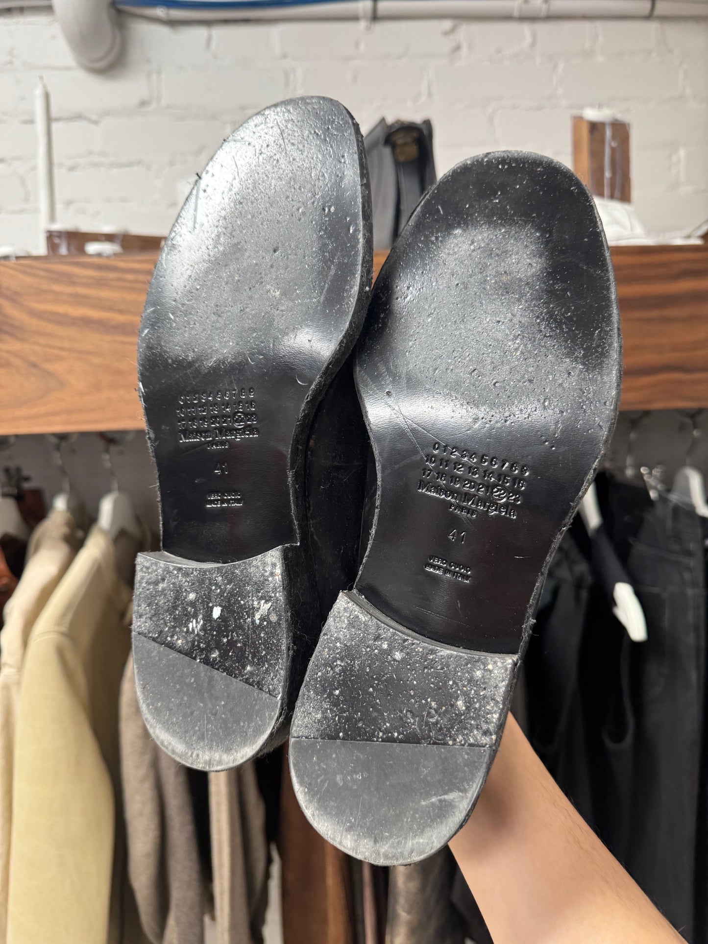 Maison Margiela Rubber Coated ‘Derby’ Dress Shoes