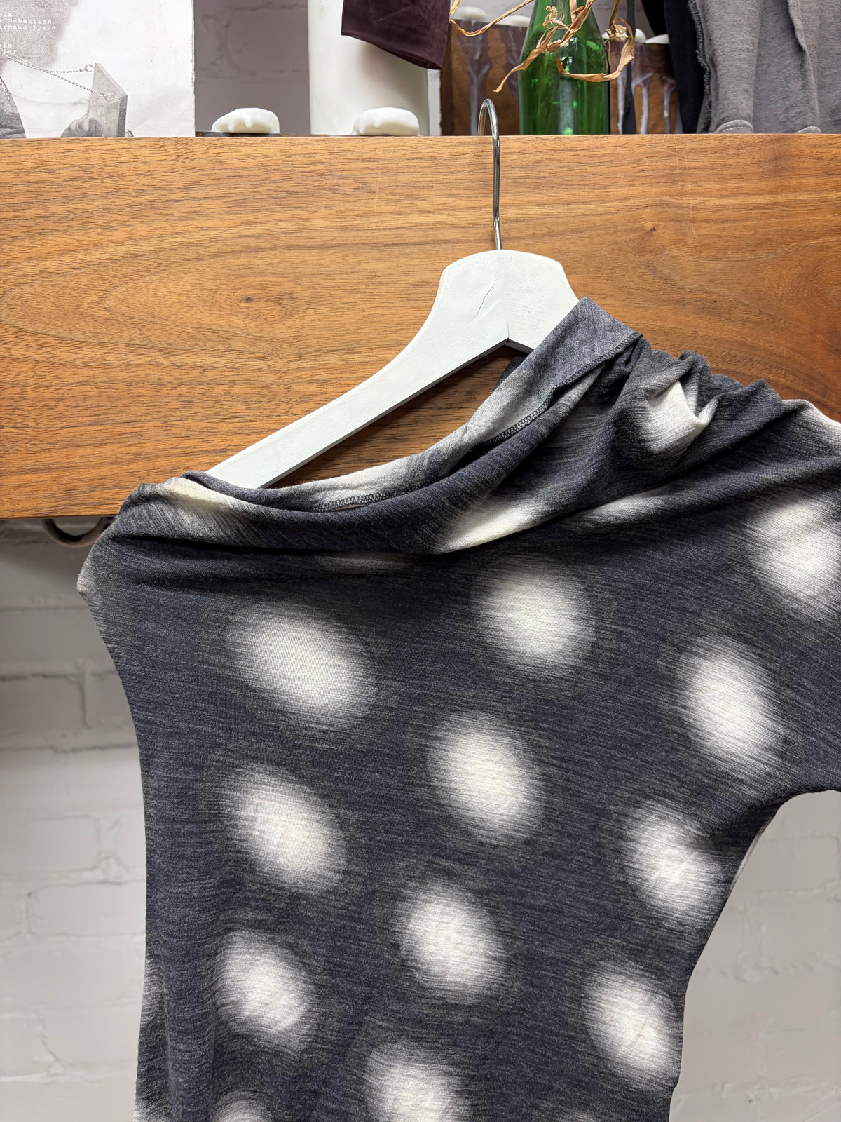 AW2008 Maison Martin Margiela Asymmetric ‘Off the Shoulder’ Long Sleeve Shirt