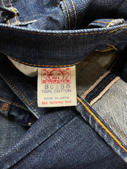 Evisu N02 Hand Painted Gull Logo Raw Selvedge Denim