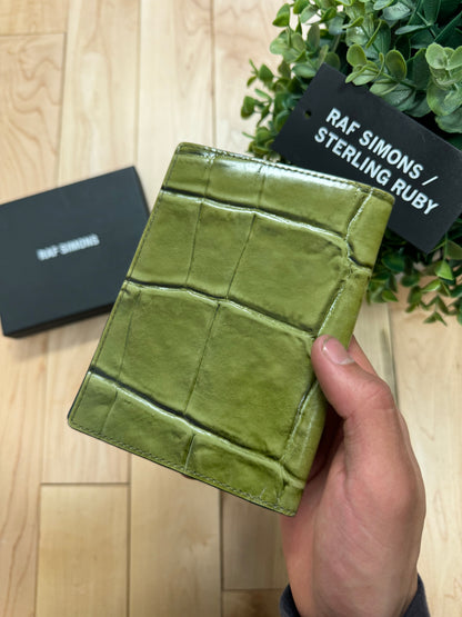 AW2014 Raf Simons x Sterling Ruby ‘Faux Croc’ Genuine Leather Wallet