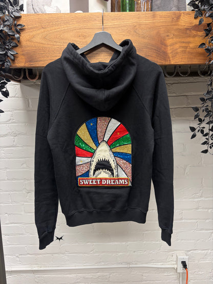 SS2016 Saint Laurent ‘Surf Sound’ Sweet Dreams’ Shark Zip-Up Hoodie