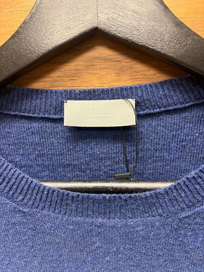 Dior Homme Blue/White Striped Knit Sweater