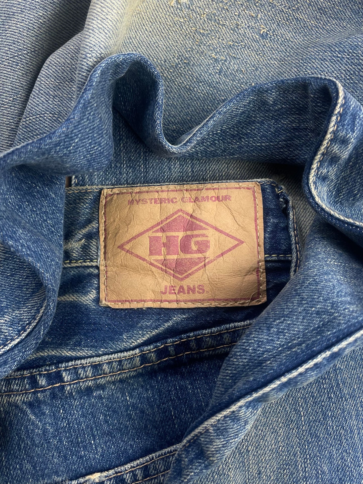 2000s Hysteric Glamour Flared Bootcut Studded Pocket Denim