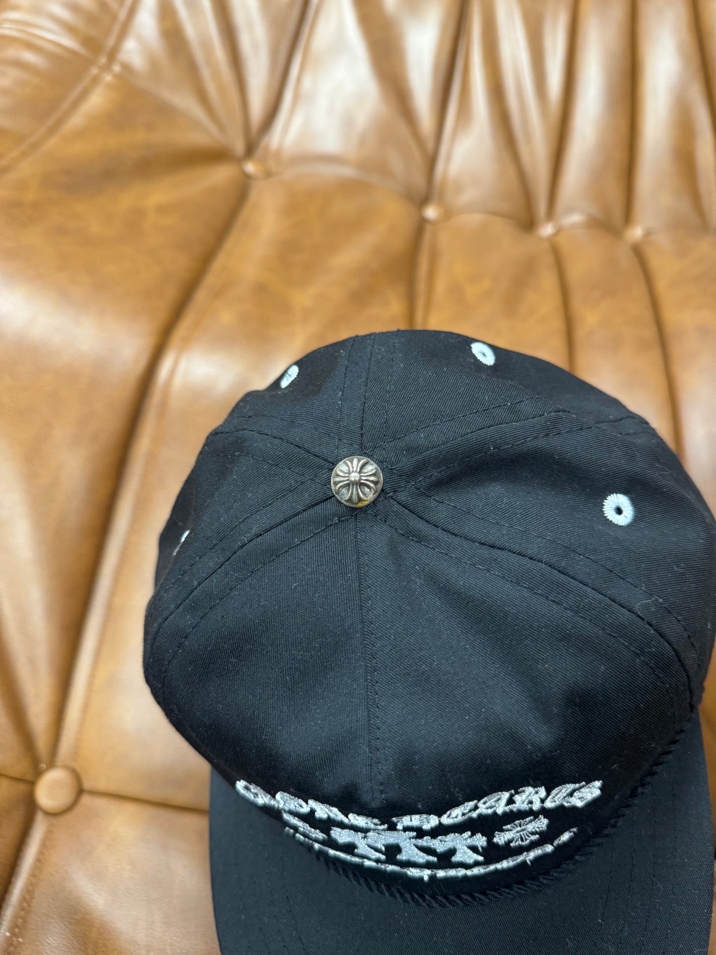 Chrome Hearts ‘King Taco’ Hollywood Black Cemetery Trucker Hat