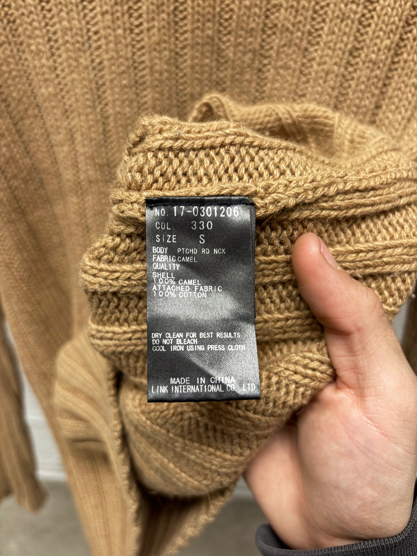 AW2003 Helmut Lang Ribbed Wool Military Inspired Sweater
