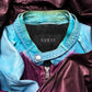 Spring Summer 2009 Gucci by Alessandro Michele Gradient Dyed Turquoise/Purple Leather Jacket