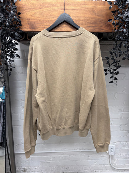 Acne Studios ‘Franzisko Devil Logo’ Oversized Tan Brown Sweatshirt