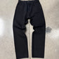 AW2022 Balenciaga Japanese Organic Black Baggy Denim