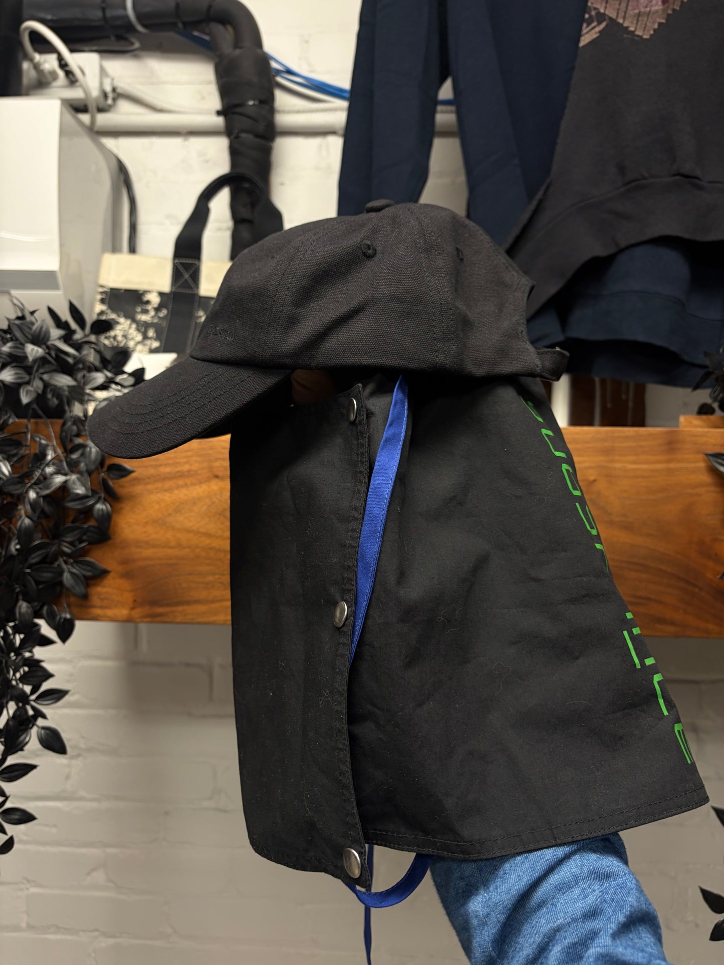 SS2018 Raf Simons ‘Joy Division’ Unknown Pleasures Black Strapback Hat