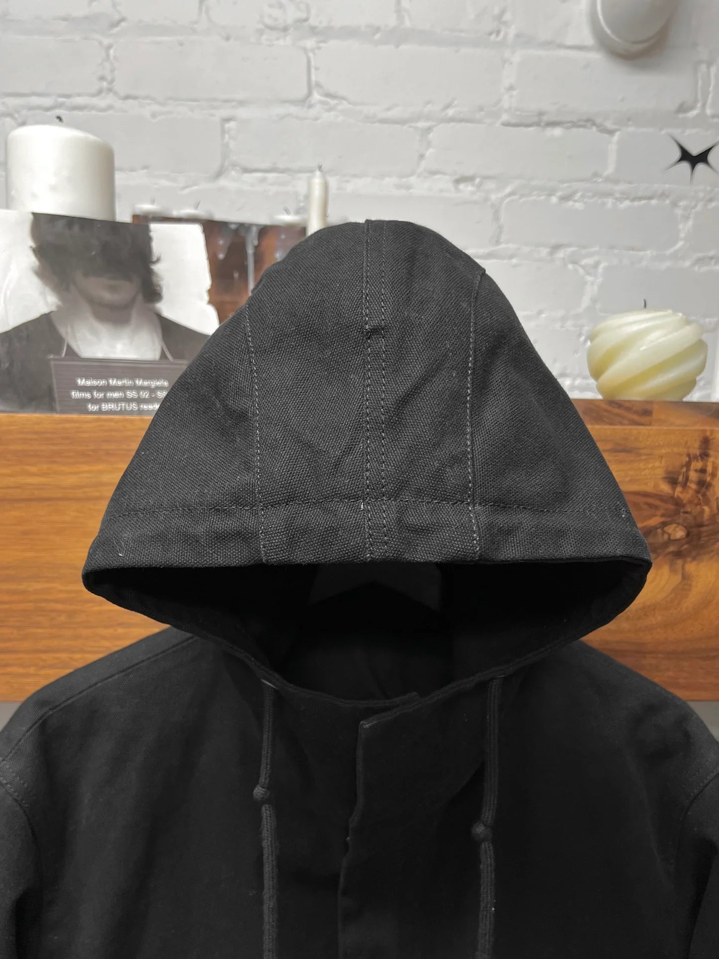 SS2018 Raf Simons ‘Replicants’ Black Fishtail Parka